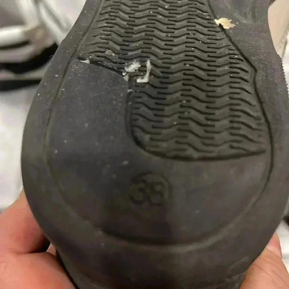 [38/US8]Marc by  Marc Jacobs Tri Color Leather Lace Up Wedge Sneakers - Picture 11 of 12